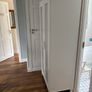White wardrobe with hanging storage shelves Image 2