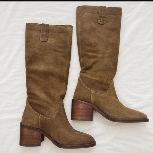 Suede Mango boots