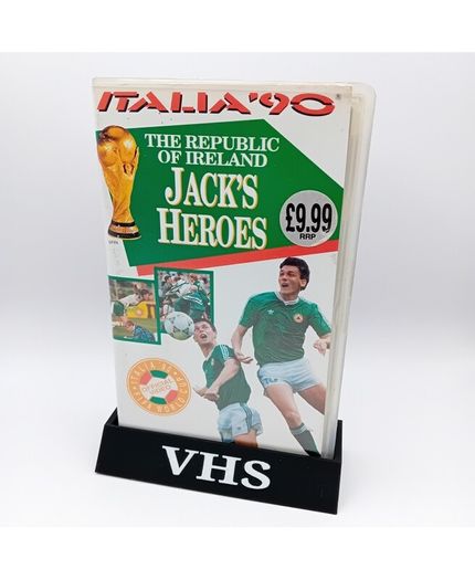Italia 90 Rep Of Ireland Jacks Heroes Vhs Tape - Rare Retro Football Film