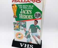 Italia 90 Rep Of Ireland Jacks Heroes Vhs Tape - Rare Retro Football Film
