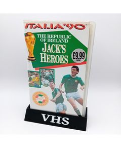 Italia 90 Rep Of Ireland Jacks Heroes Vhs Tape - Rare Retro Football Film