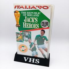 Italia 90 Rep Of Ireland Jacks Heroes Vhs Tape - Rare Retro Football Film