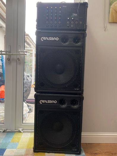 Carlsbro Speakers & Mixer