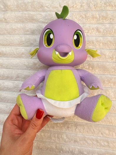Hasbro My Little Pony So Soft Newborn Spike The Dragon 2011 Talking approx. 20 cm. Used Dirty Please see photos
