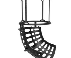 Basketball Ball Return Ball Return System 360 Rotation 35.6 x 35.6 x 75.5 cm Black