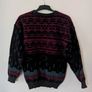 Vintage 90s style Geometric Jumper Image 2