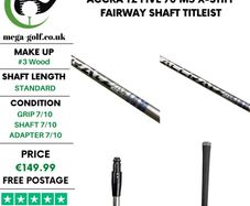 Accra TZ Five 70 M5 X-Stiff Fairway Shaft / Titleist
