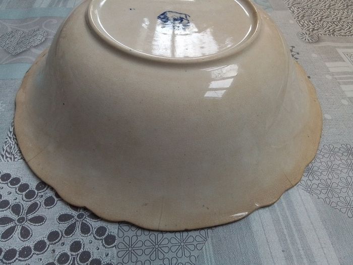Antique Buffalo Blue Willow serving Bowl