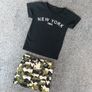 camo skirt and top Image 2