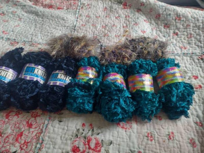 assorted yarns