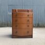 Art Deco Waterfall Chest of Drawers - The Vintage Furniture Warehouse and Showroom Open Saturday 2nd May 12 til 4pm Eircode R95T227 Image 5