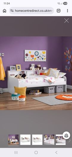 Day bed single white priced to sell
