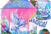 Unicorn Play Tent with Magical Unicorn Sounds, Unicorn Toys for Girls, Unicorn Gifts for Girls, Play Tents, Pop Up Tents for Kids, Kids Tent Indoor &amp; Outdoor, Tent for Kids, Kids Play Tent (FREE POSTAGE)