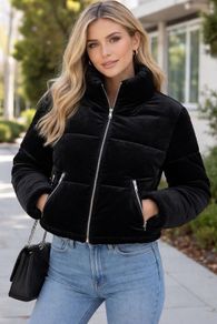Ladies Black Velvet Jacket: Size 14 (suit size 12 too)