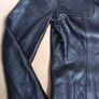 Made In England,  3 button,  Vintage Box Leather jacket ((Like New)) Image 5