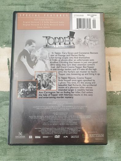 Topper and Topper Returns 1937 DVD Cary Grant Constance Bennett Region 1 USA