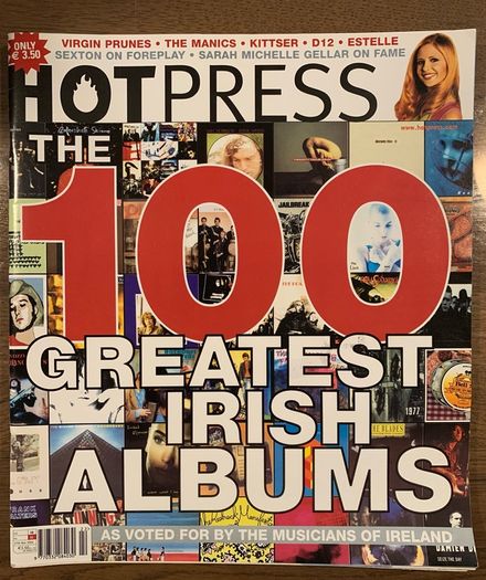 HOTPRESS The 100 Greatest Irish Albums