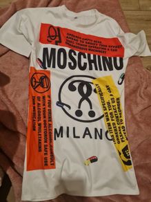 Moschino pill t shirt dress