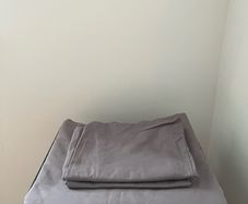 Double flat sheet and 2 matching pillow cases