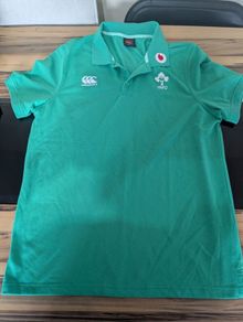 Official Canterbury Ireland IRFU Rugby Polo Shirt