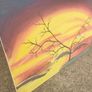 XL Acrylic Sunrise on stretched canvas Image 7