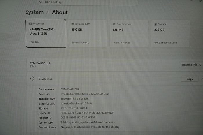 Lenovo ThinkBook 14 G7 | Core Ultra 5 | 16GB | 256GB