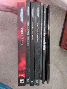 Warhammer 40k codex and rule books