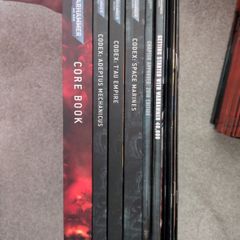 Warhammer 40k codex and rule books