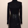 Faux Leather Black Skirt Image 2