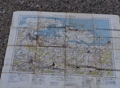 Chatam & Maidstone WW11 Ordanance Map 1940