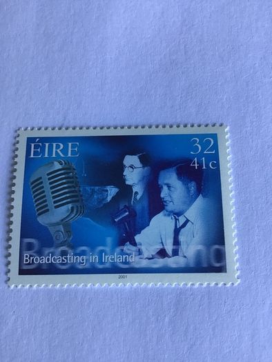 2001 Irish stamp - Irish Broadcasting - Michael OHehir