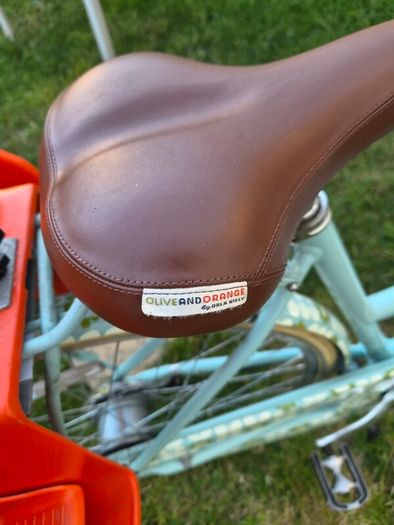 Olive and Orange Ladies Bike