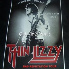 Thin Lizzy Repro Concert Poster Ulster Hall Belfast 1978