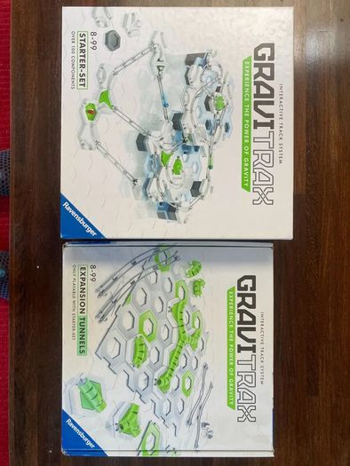 Gravitrax starter set and expansion tunnels