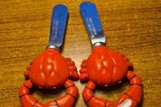 Vintage Le Gourmet Chef Crab Dish &amp; Butter Spreader x 2