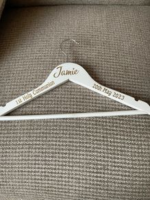 Christening, Communion, Confirmation personalised Clothes Hangers