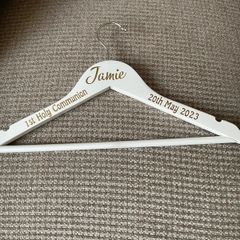 Christening, Communion, Confirmation personalised Clothes Hangers