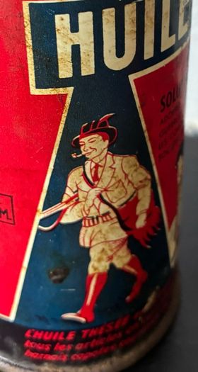 Vintage French Leather Treatment Tin