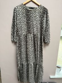 Zara leopard maxi dress