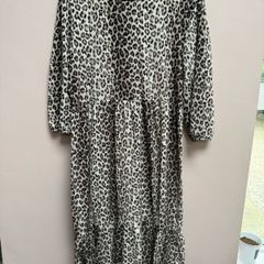 Zara leopard maxi dress