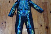 Age 7-8 Luminous Skeleton Costume and Mask