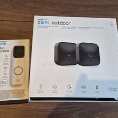 Blink Smart Home Security System - Video Doorbell plus 2 Outdoor Cameras plus Sync Module 2