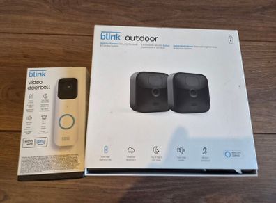 Blink Smart Home Security System - Video Doorbell plus 2 Outdoor Cameras plus Sync Module 2