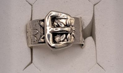Vintage sterling silver ring size L