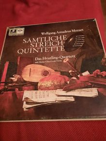 WOLFGANG AMADEUS MOZART - Complete String Quintets (Samtliche Streich-quintette) - 3 LP boxset from approx. mid-60s