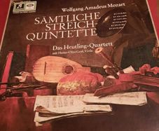 WOLFGANG AMADEUS MOZART - Complete String Quintets (Samtliche Streich-quintette) - 3 LP boxset from approx. mid-60s