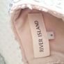 River Island Baby Pink Top with Beaded Collar - Size 6 Image 4