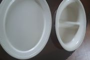 2 beautiful ceramic serving dishes