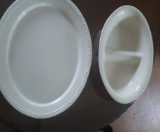 2 beautiful ceramic serving dishes