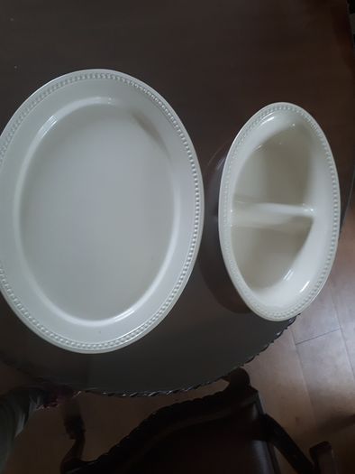 2 beautiful ceramic serving dishes